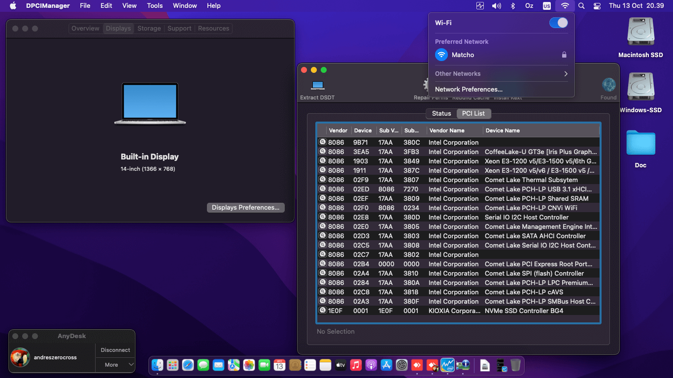 Lenovo IdeaPad Slim 3 14IML05 4th [CometLake   Intel UHD 10Th Gen + I2C]   OpenCore 2